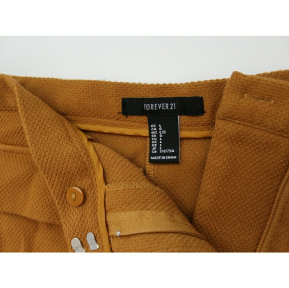 Mustard high waisted shorts - Picture 4 of 4